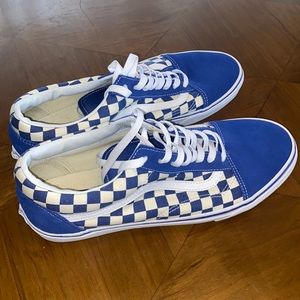 Vans Old Skool Checkerboard Blue/White